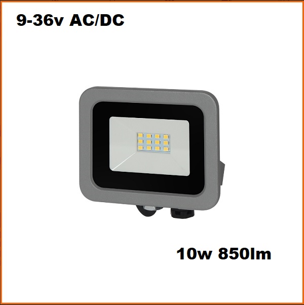 Proiettore Led 10W Luce Natura 9-30V AC/DC 850 Lumen